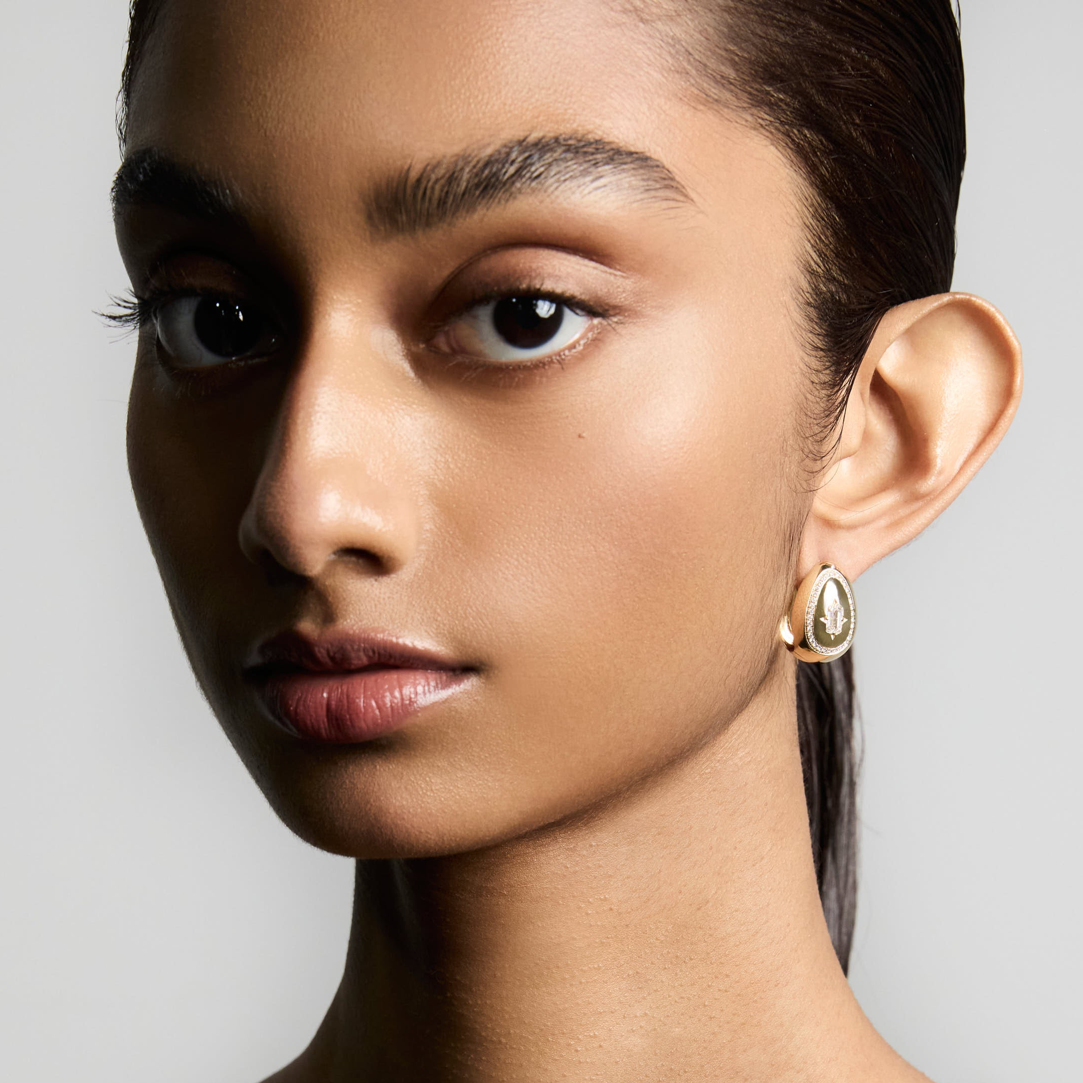 Cosmic Egg Diamond Earrings, State Property Story of Everything collection