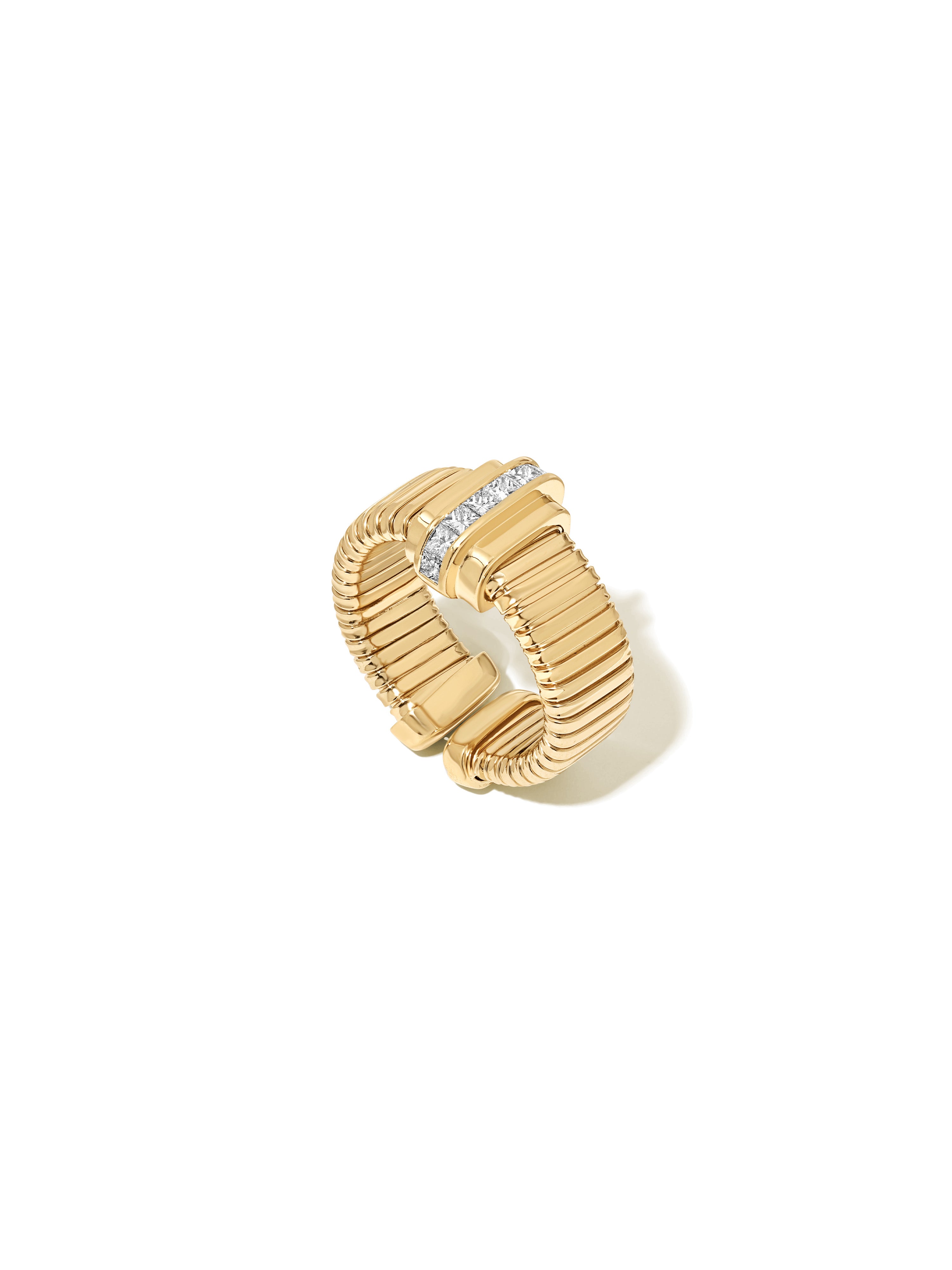 Raisina Diamond Tubogas Ring