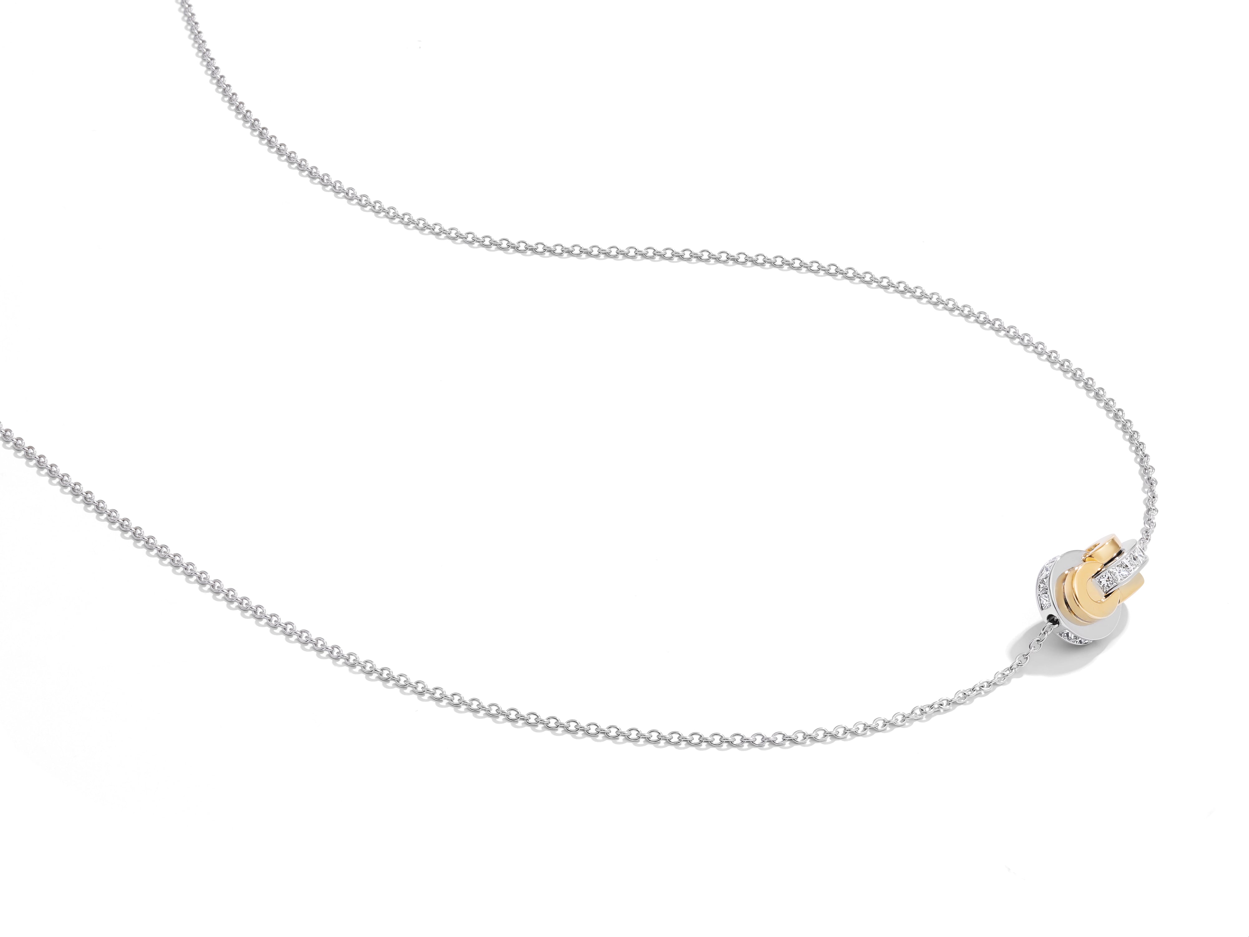 Raisina Diamond Two-Toned Pendant