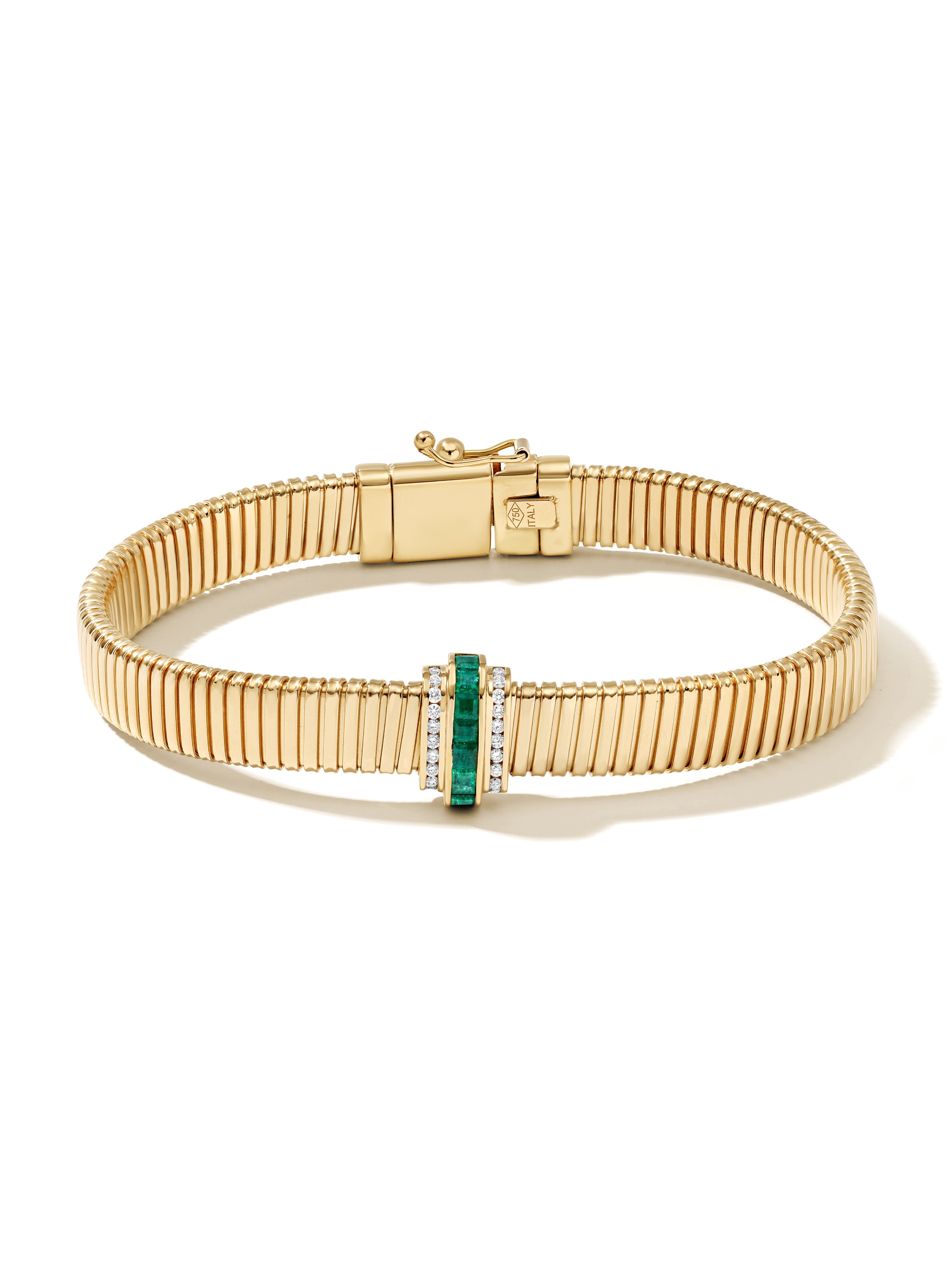 Raisina Emerald Tubogas Bracelet