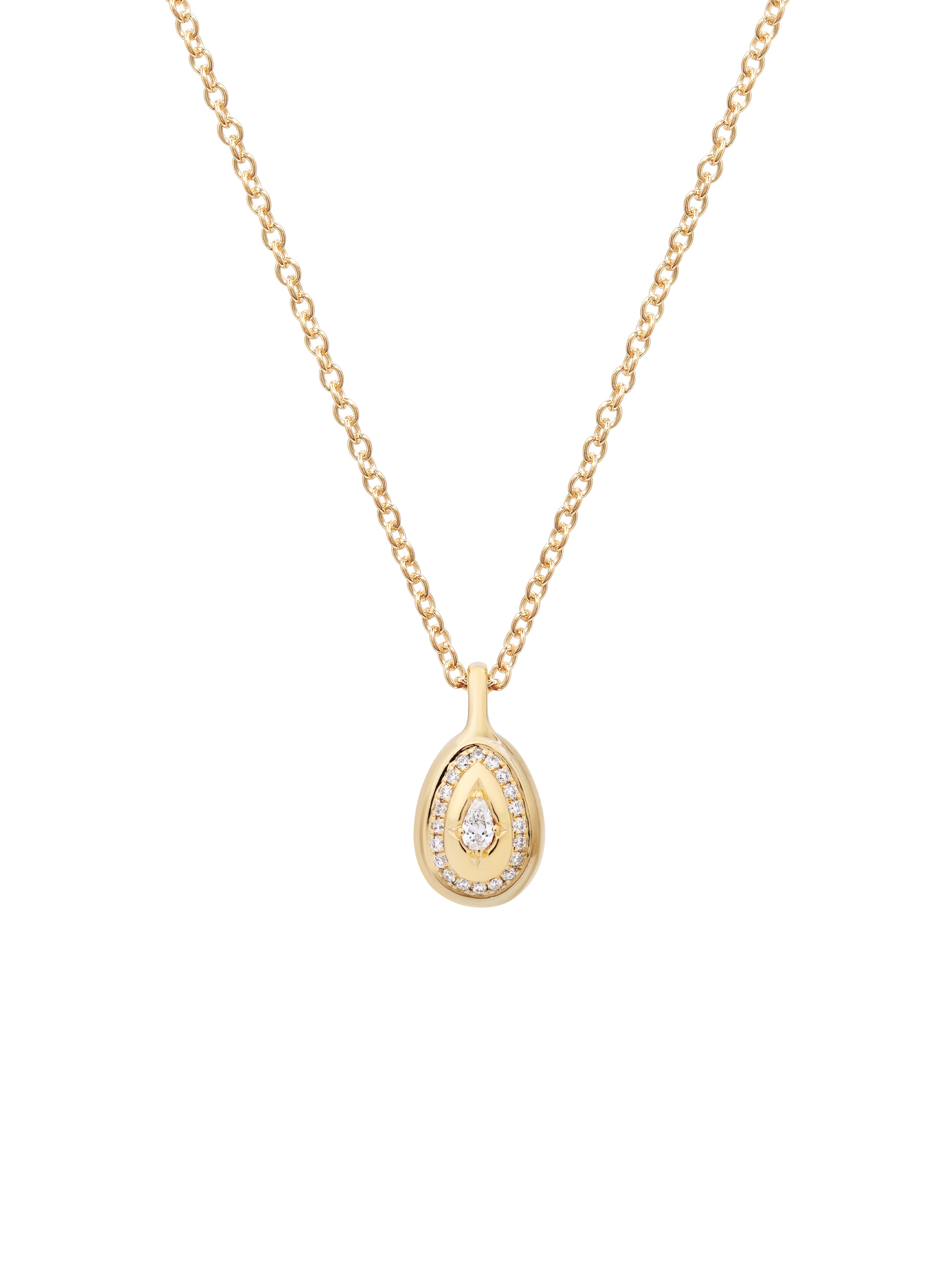 Cosmic Egg Petite Diamond Pendant