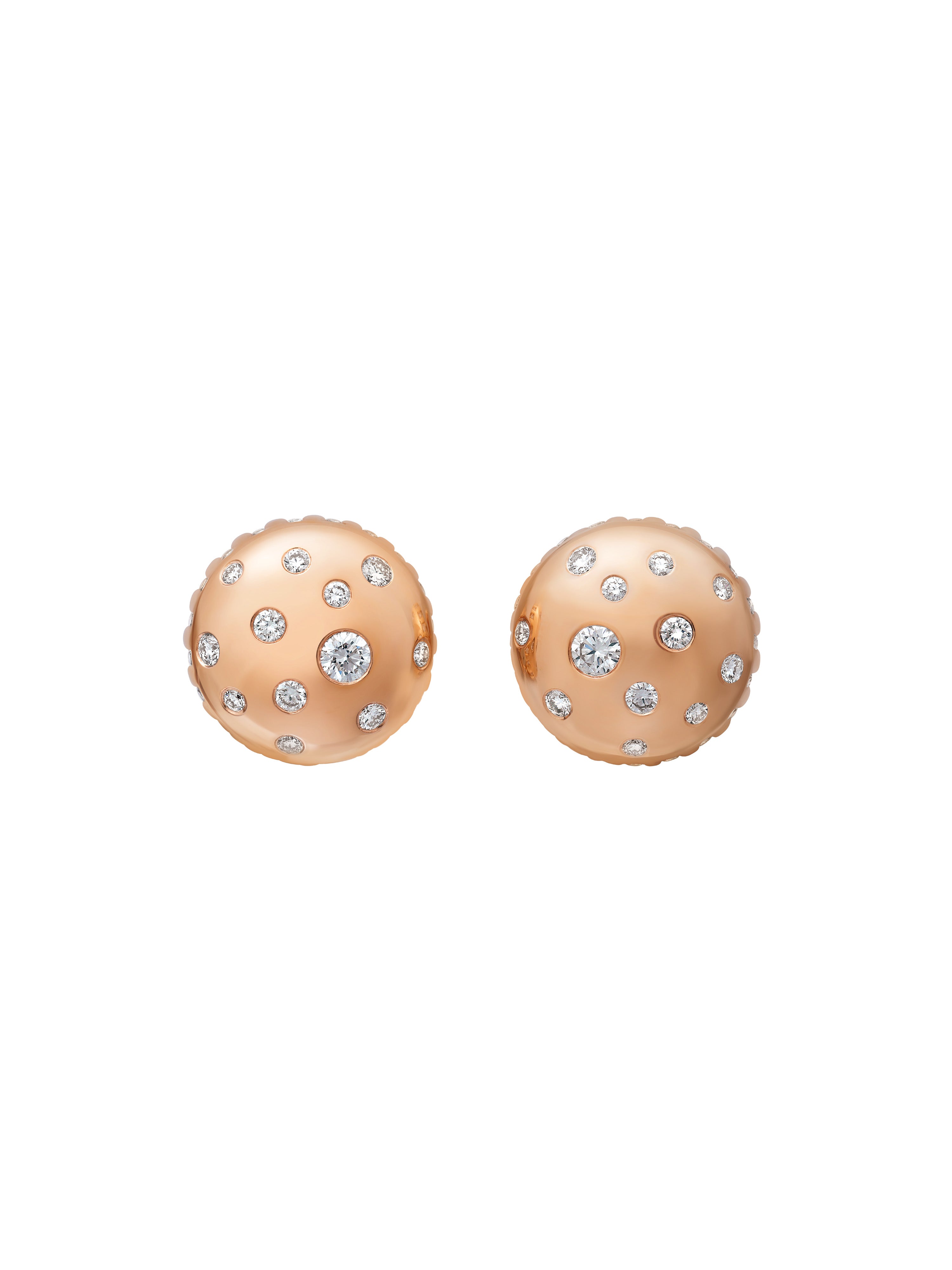 Toadstool Diamond Earrings