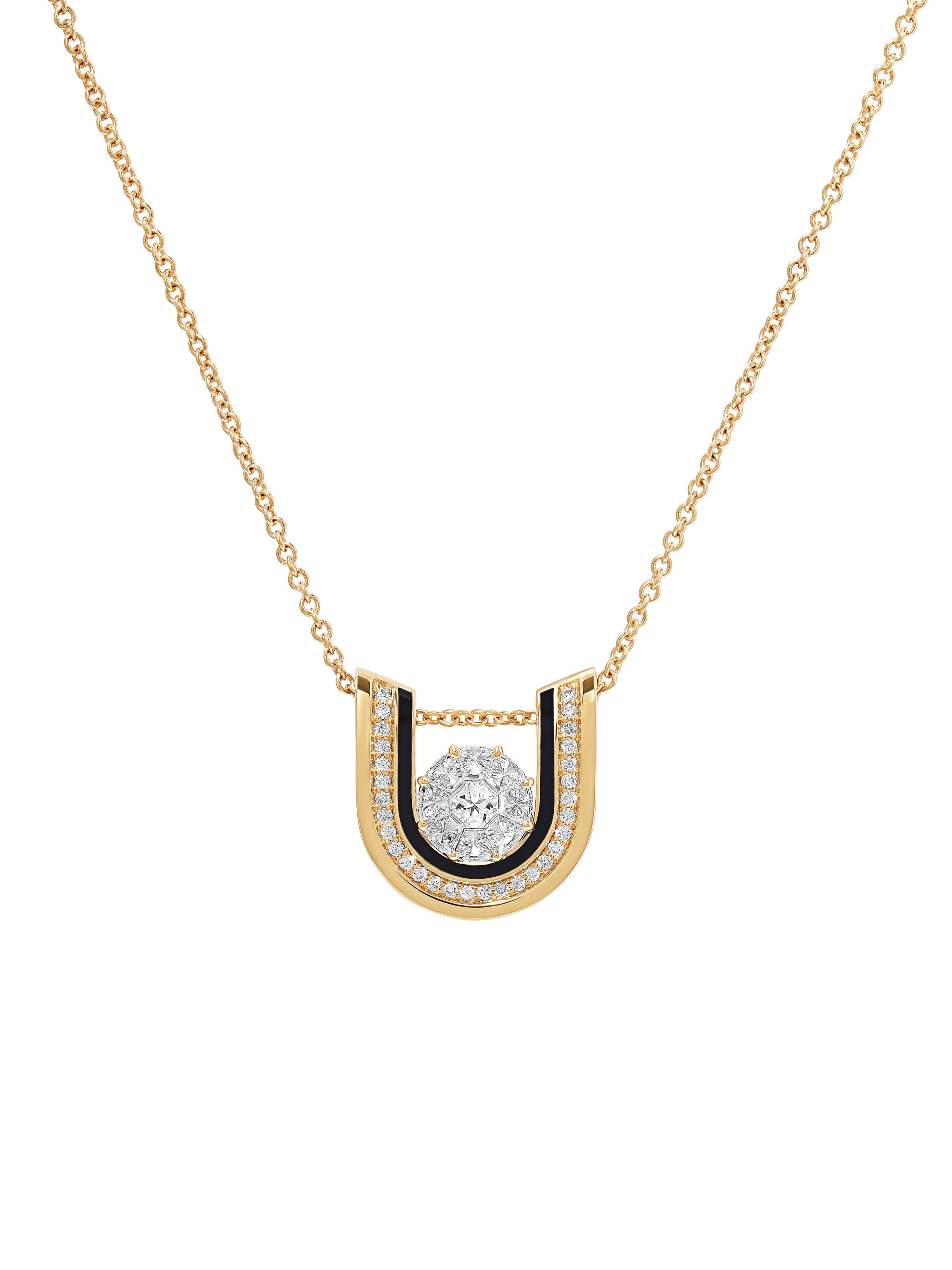 Dias Brilliant Jet Black Pendant