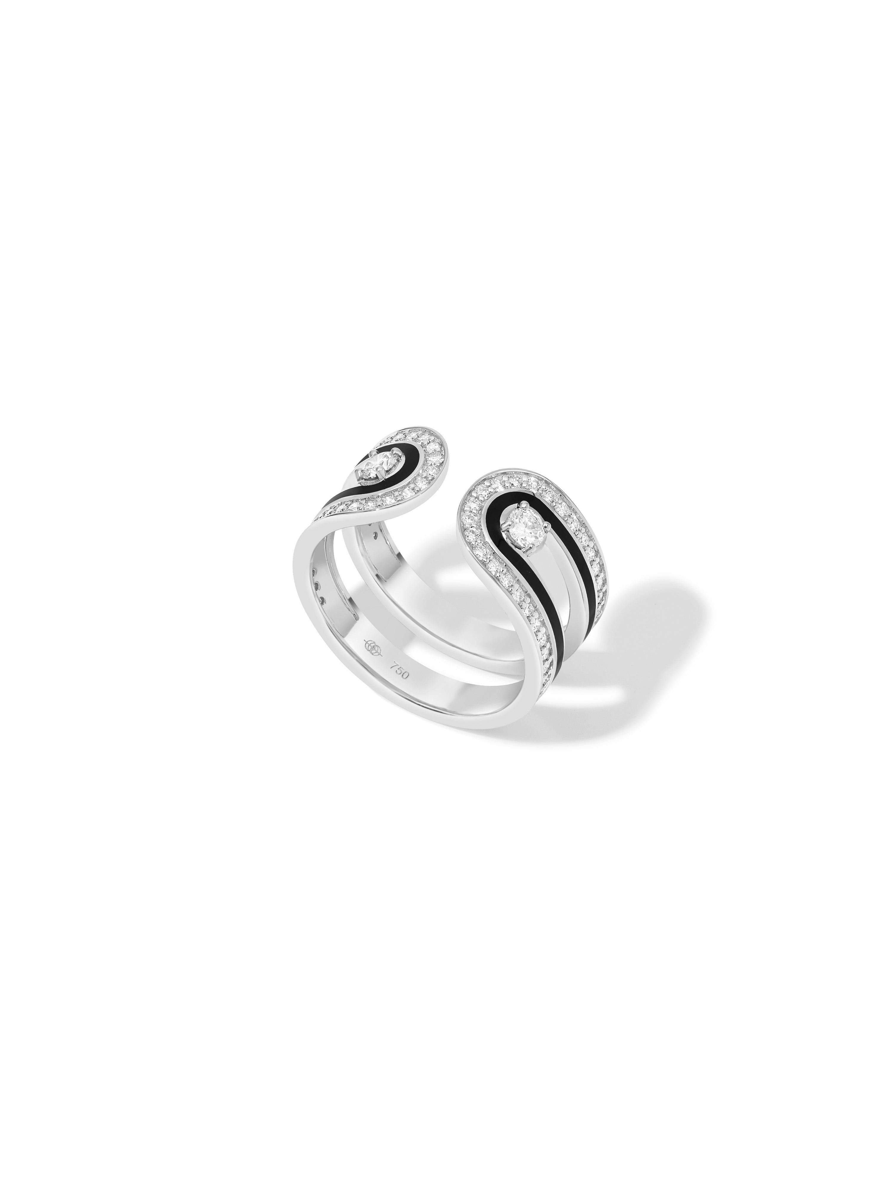 Dias Minor Jet Black Ring