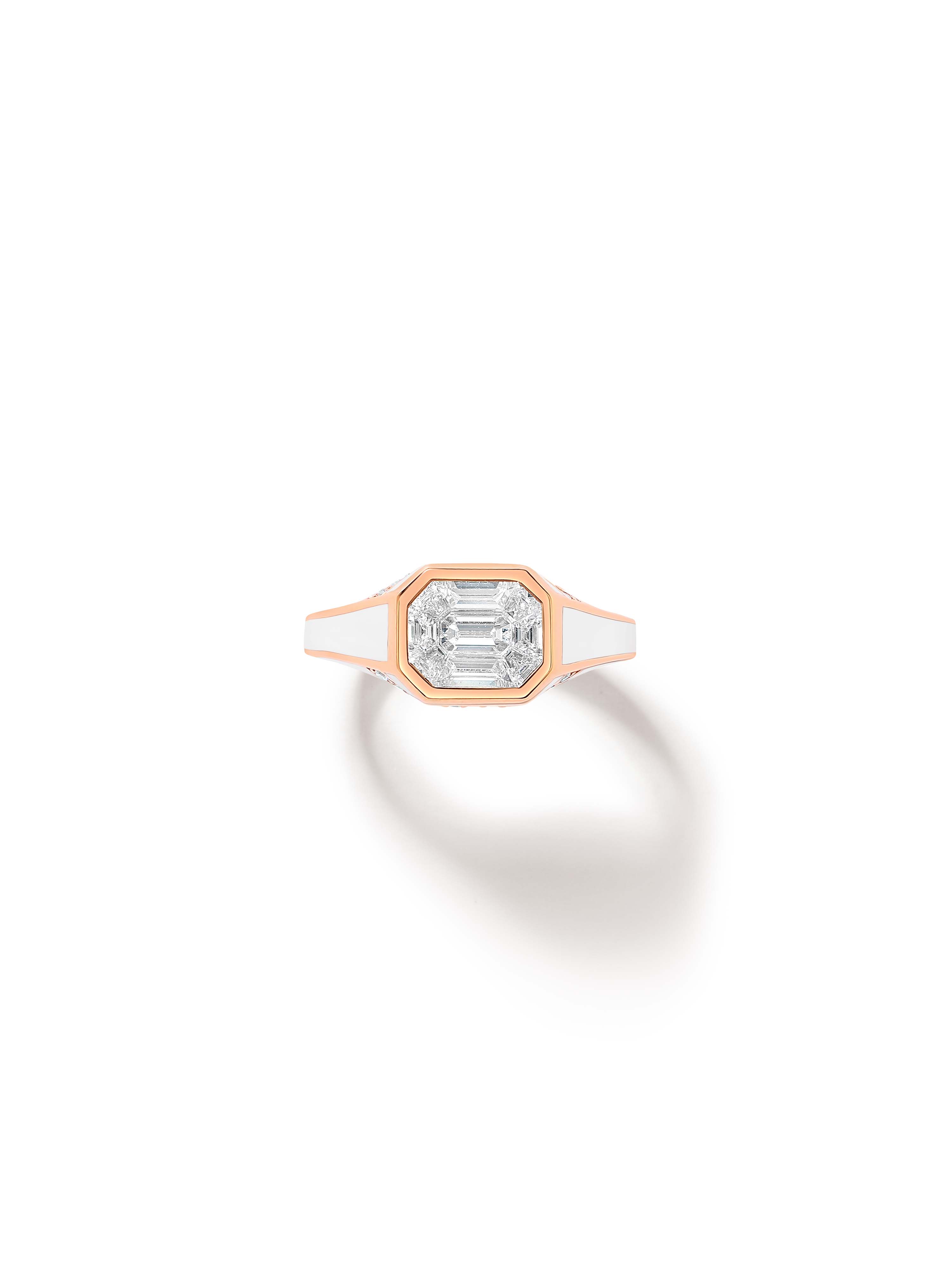 Cabot Bone White Ring