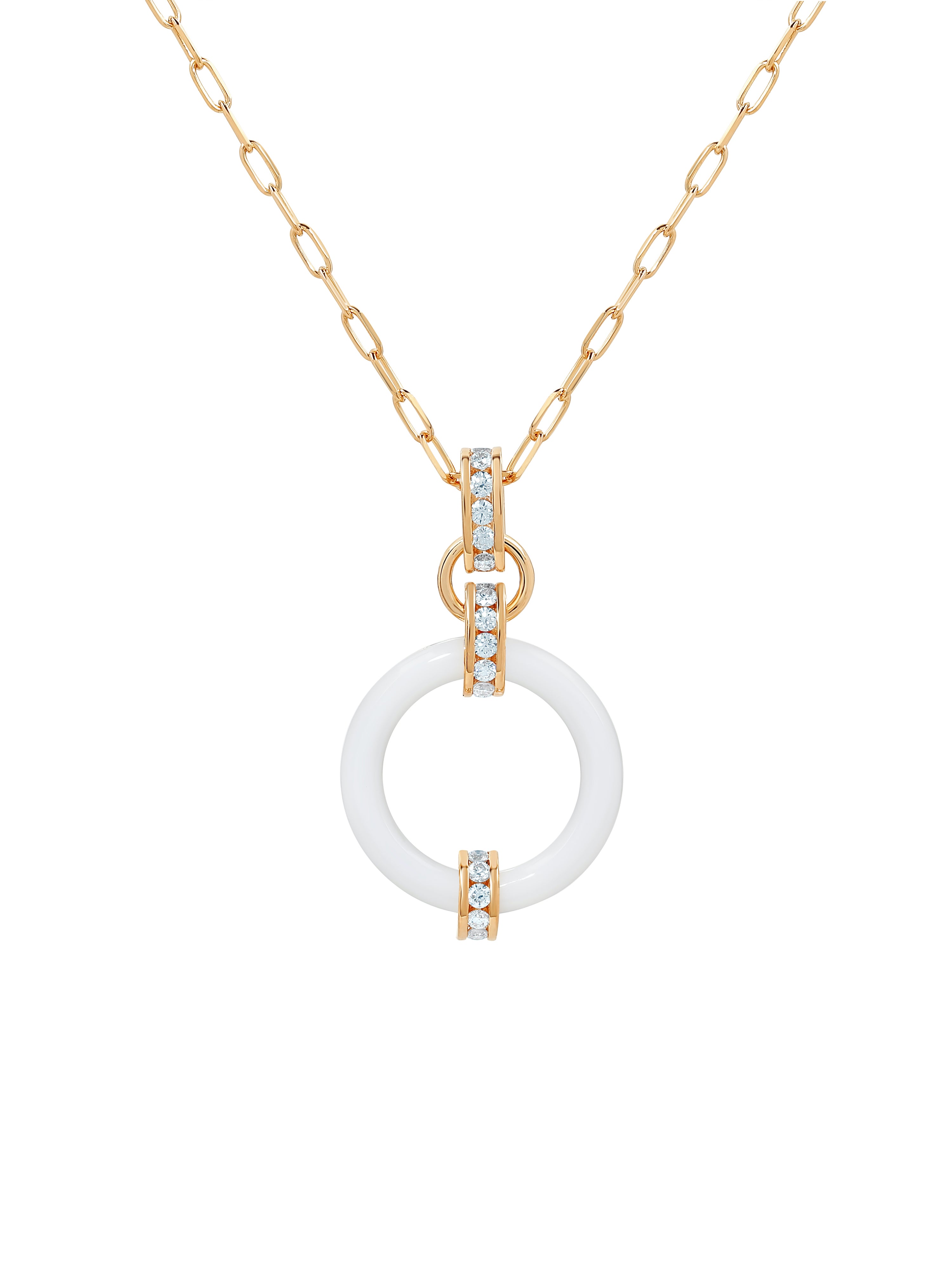Idris White Onyx Pendant