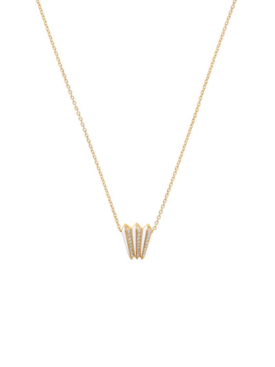 Borsh Accordion Bone White Pendant