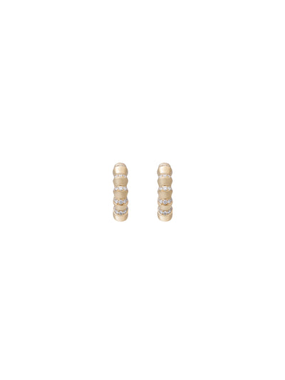 Borsh Minor Pavé Hoop Earrings