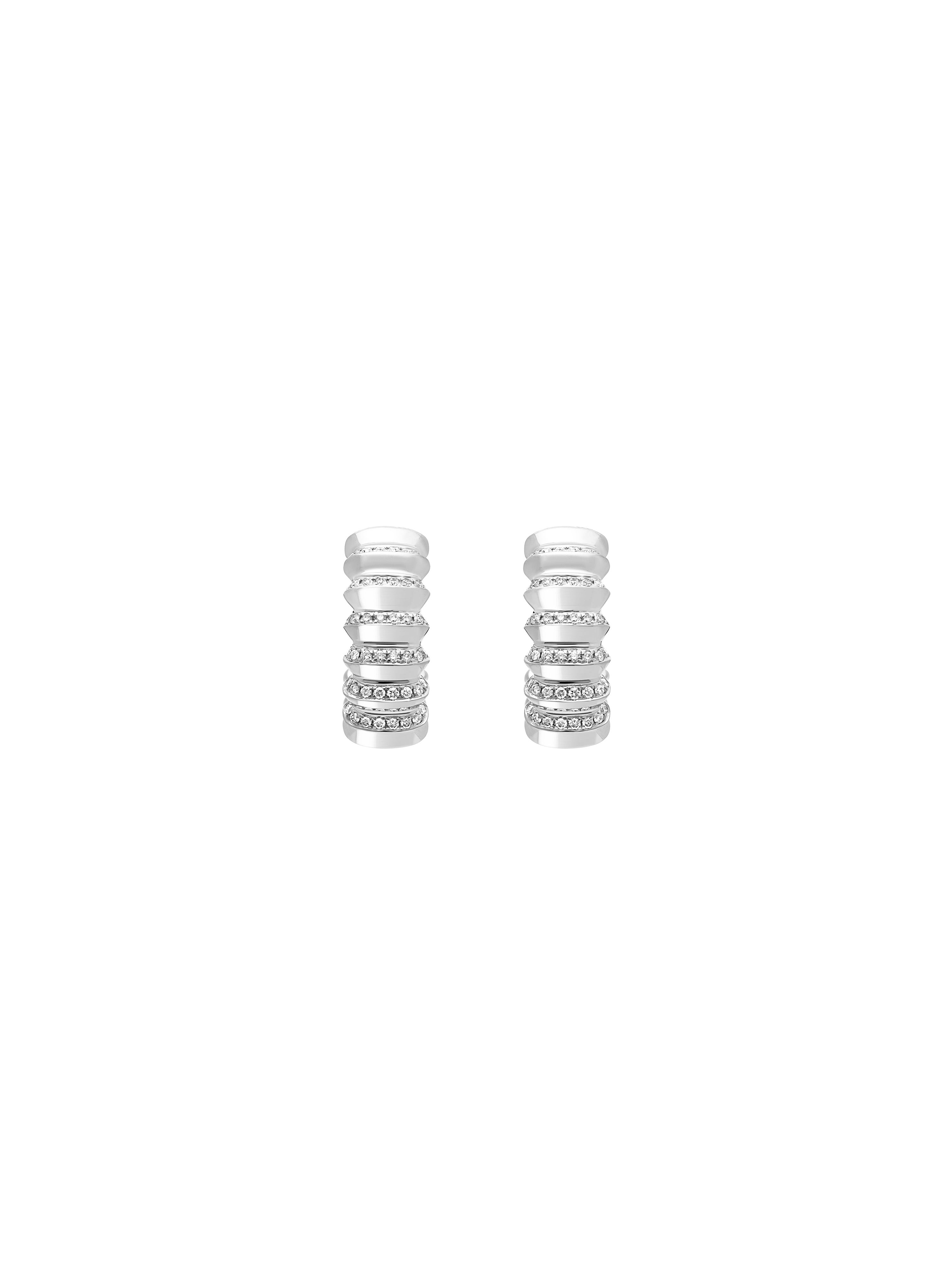 Borsh Pavé Hoop Earrings