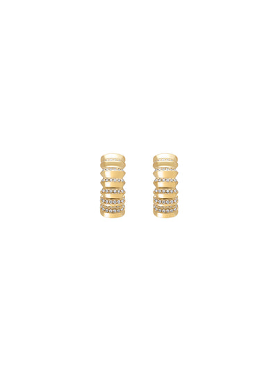 Borsh Pavé Hoop Earrings