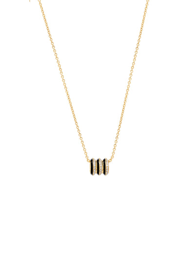 Borsh Triplet Jet Black Pendant