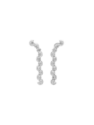 Edessa Diamond Minor Drop Earrings