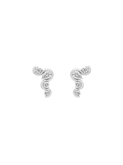 Edessa Droplet Diamond Earrings