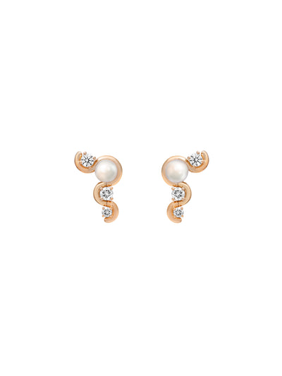 Edessa Droplet Pearl Earrings
