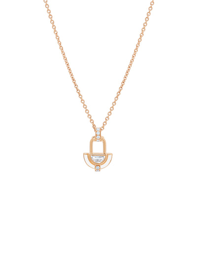 Sophia Diamond Bone White Pendant