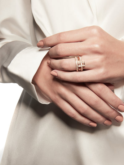 Equinox Baguette Diamond Ring
