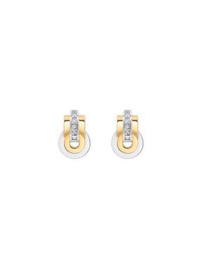 Raisina Diamond Two Toned Earrings