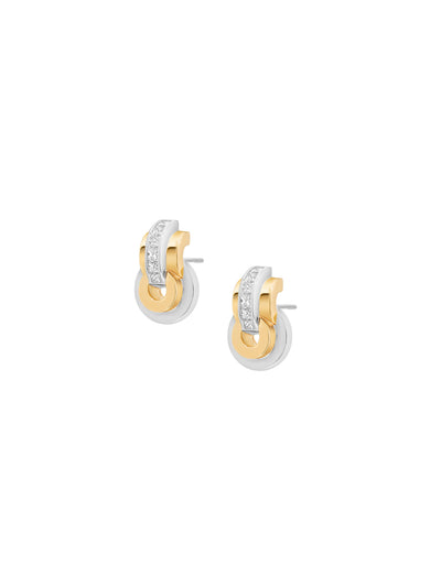Raisina Diamond Two Toned Earrings