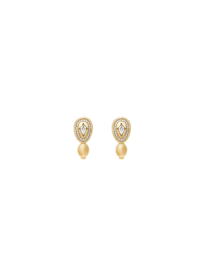 Cosmic Egg Diamond Hoop Earrings