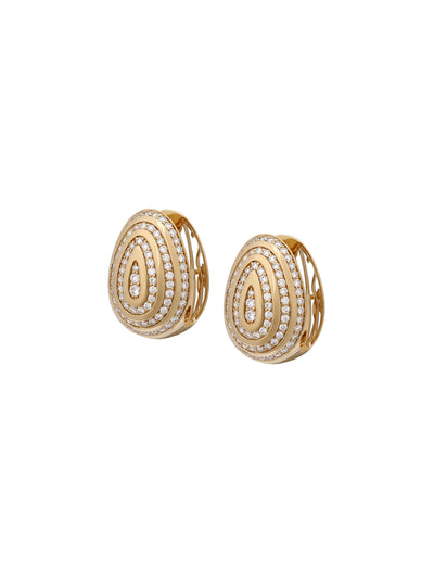 Cosmic Egg Diamond Orbit Earrings