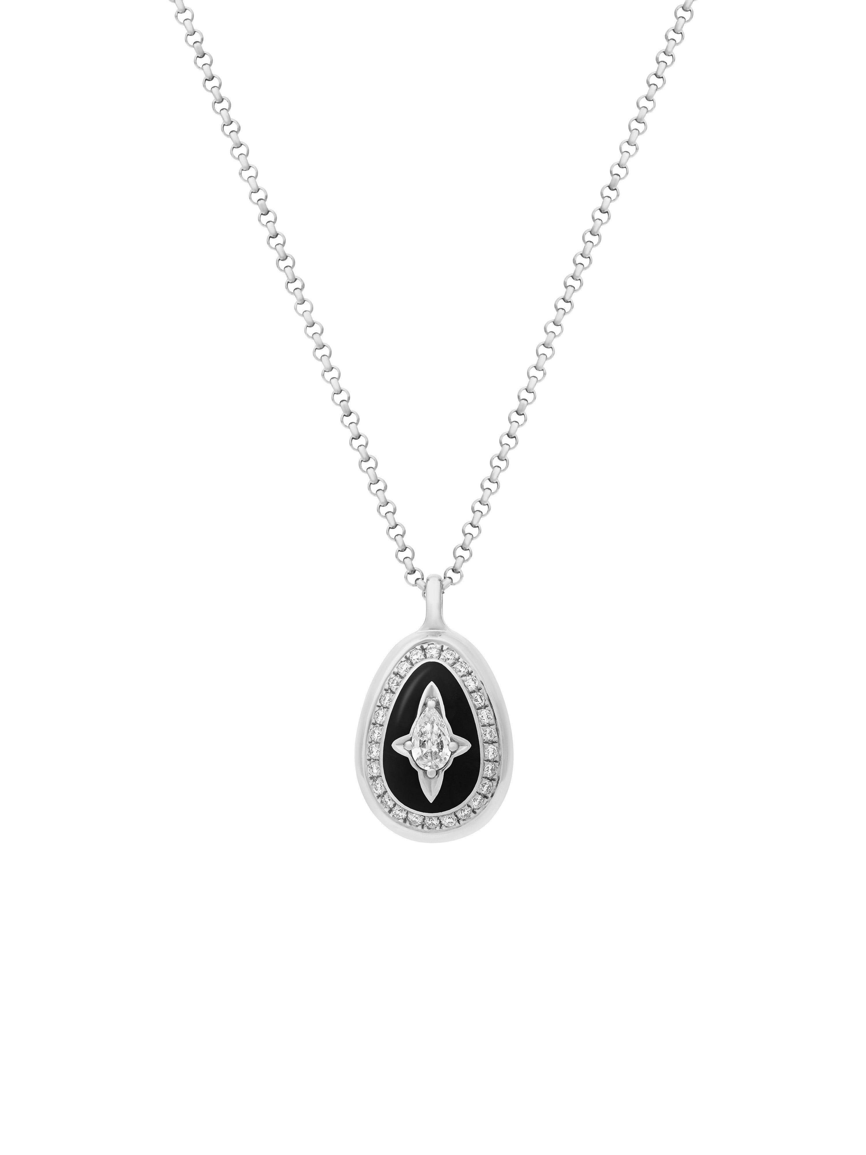 Cosmic Egg Minor Jet Black Pendant