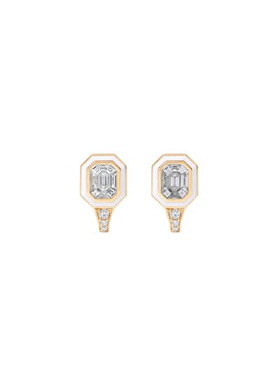 Cabot Bone White Earrings