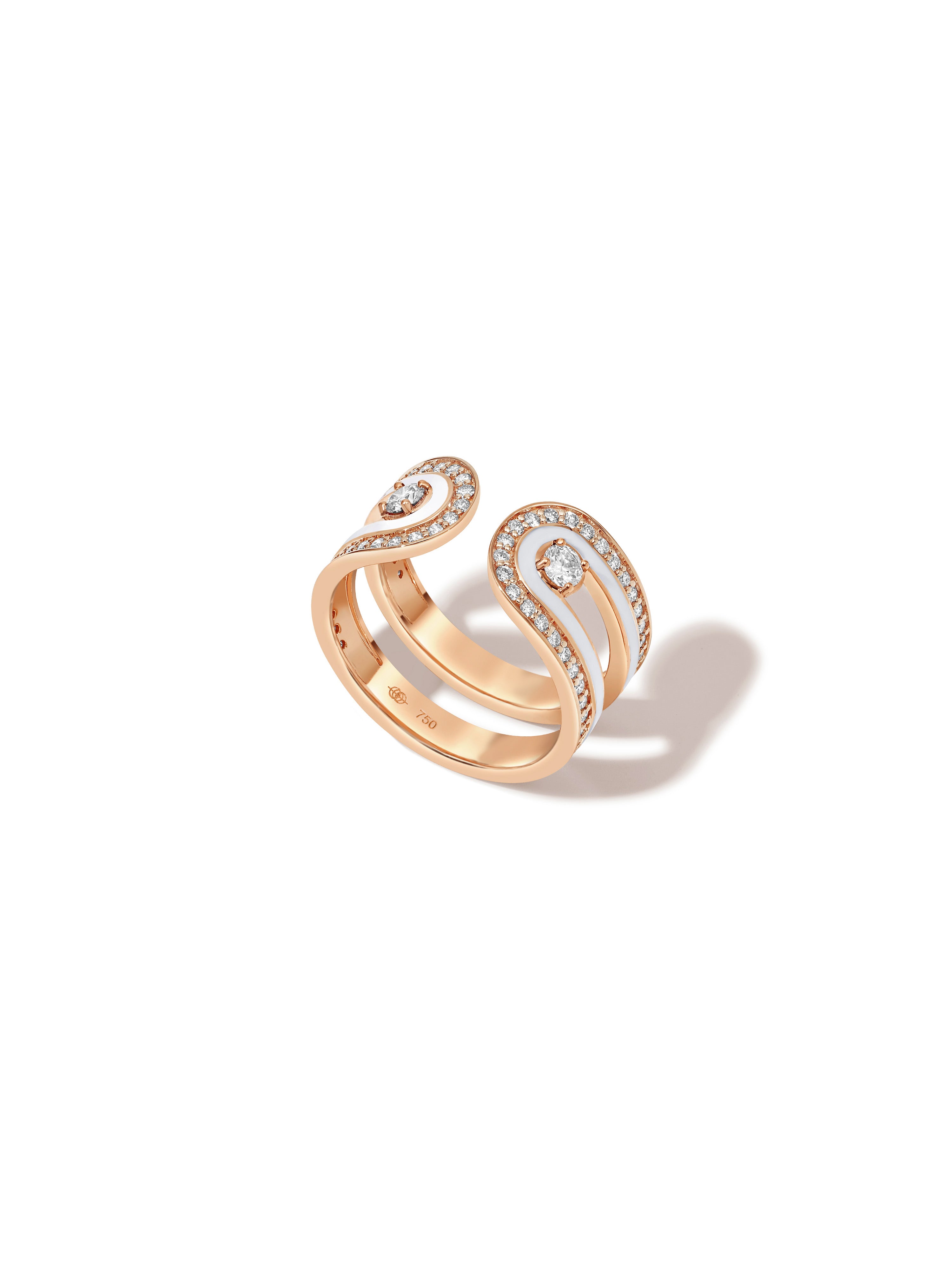 Dias Minor Bone White Ring