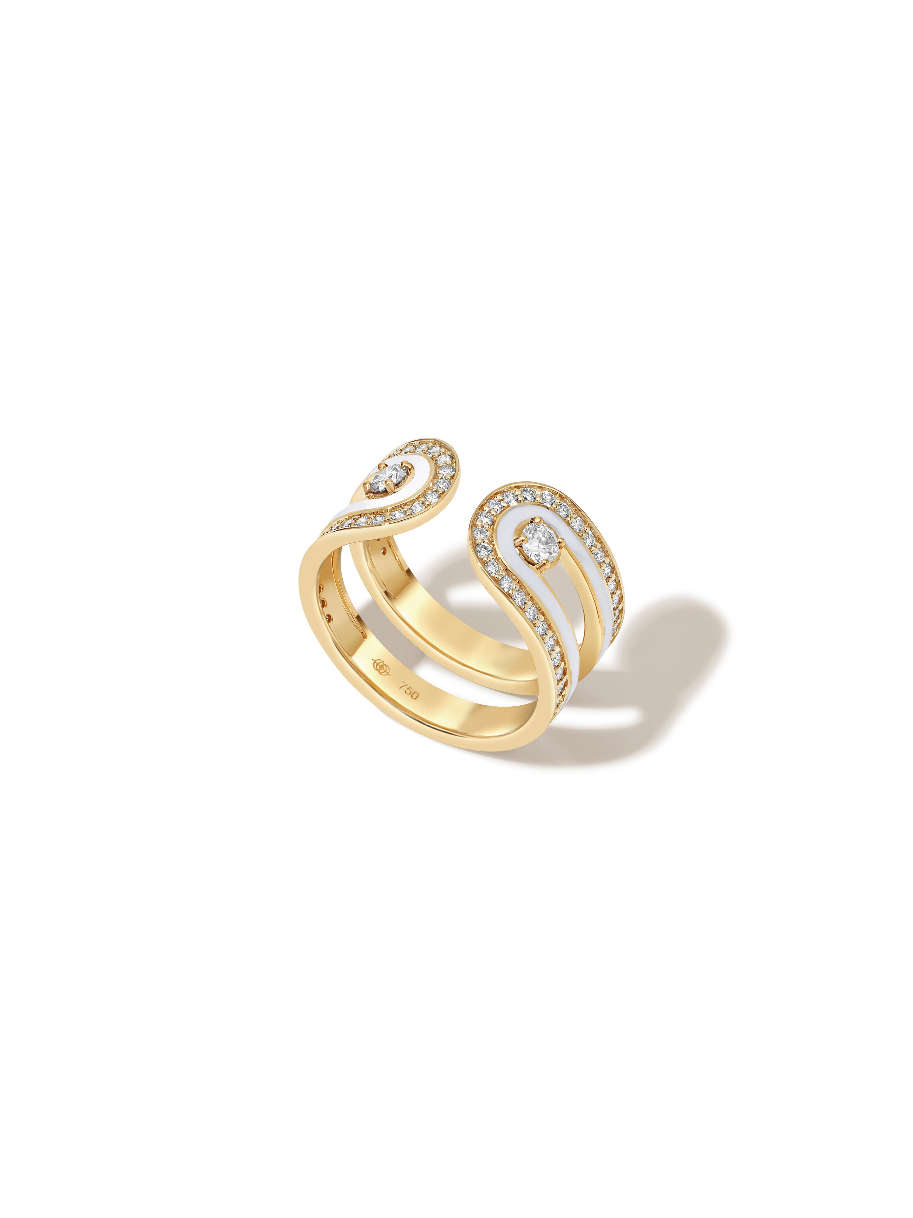 Dias Minor Bone White Ring