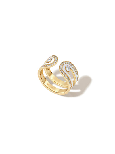 Dias Minor Bone White Ring