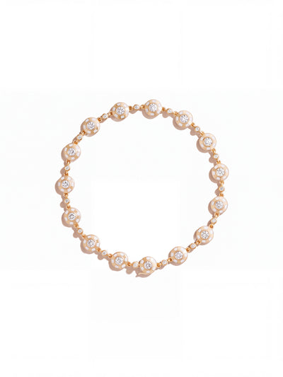 Lorenz Bone White Station Bracelet