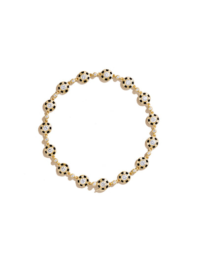 Lorenz Jet Black Bracelet in 18K yellow gold with diamonds and jet black enamel, State Property Voyager collection