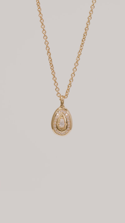 Cosmic Egg Petite Diamond Pendant