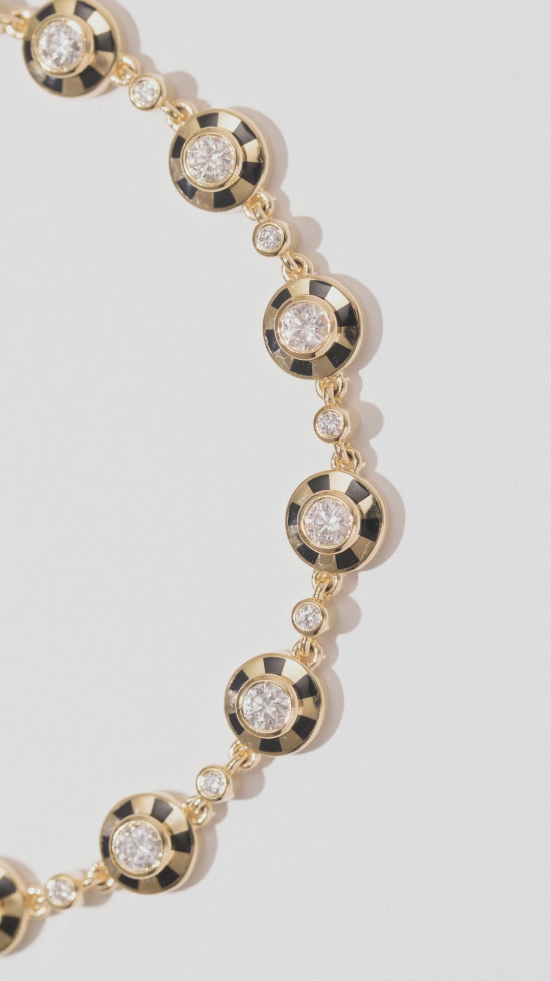 Load video: Lorenz Jet Black Bracelet