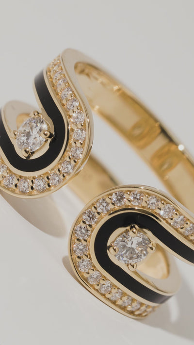 Dias Minor Jet Black Ring