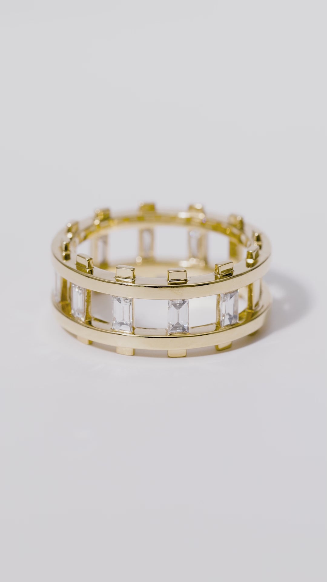 Load video: Railroad Diamond Ring