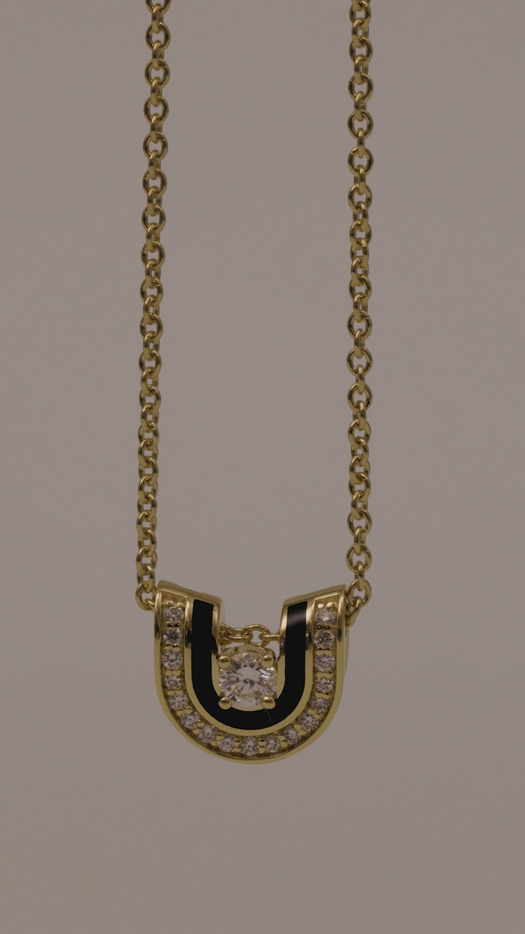 Load video: Dias Minor Bone White Pendant