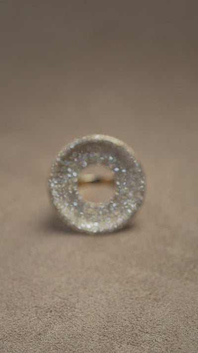 Drew Pavé Drape Ring