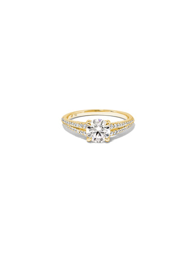 Esquire Pavé Round Diamond Ring