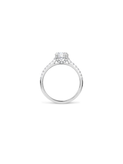 Spectre Pavé Round Diamond Ring