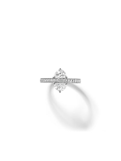 Equinox Half-moon Diamond Ring