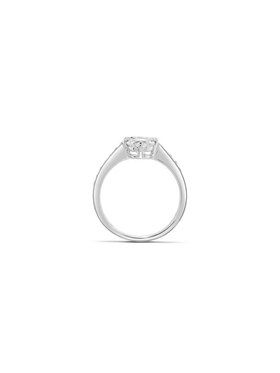 Equinox Half-moon Diamond Ring