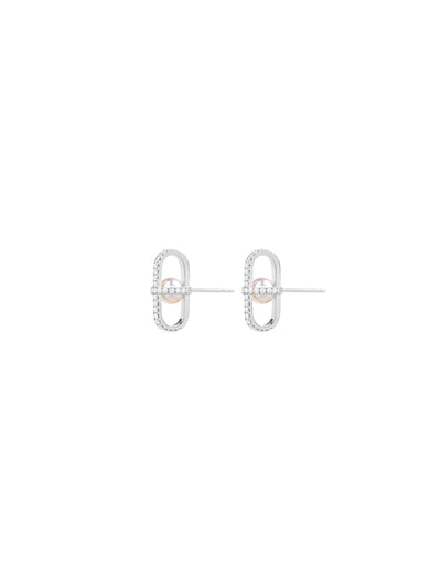 Allegory Pavé Pearl Stud Earrings
