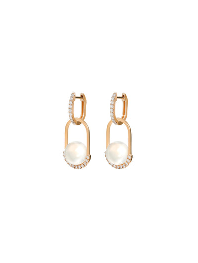 Rhyme Pearl Pendant Drop Earrings