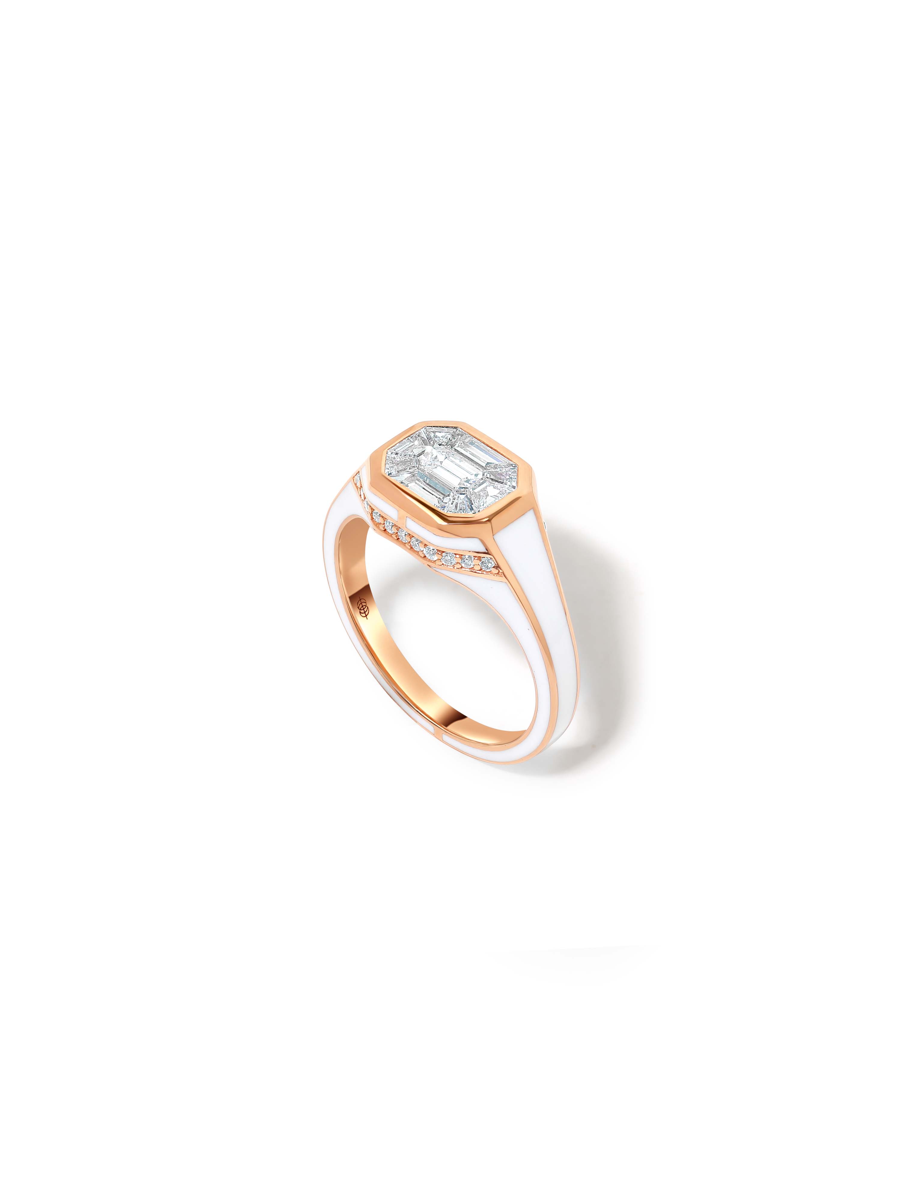 Cabot Bone White Ring