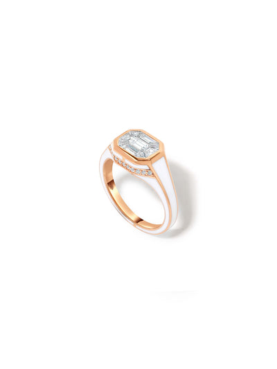 Cabot Bone White Ring