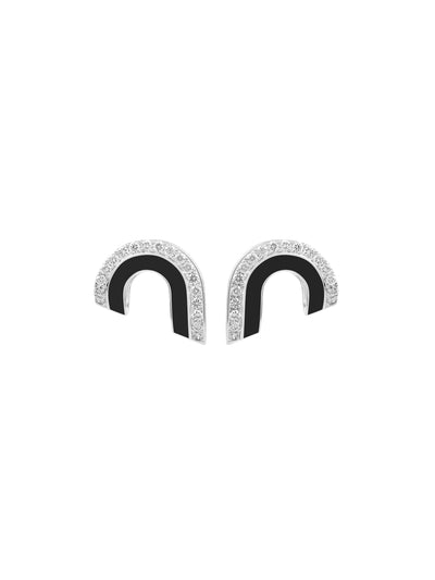 Dias Jet Black Earrings