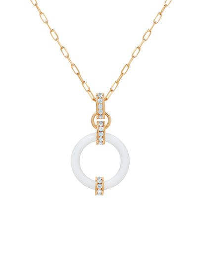 Idris White Onyx Pendant