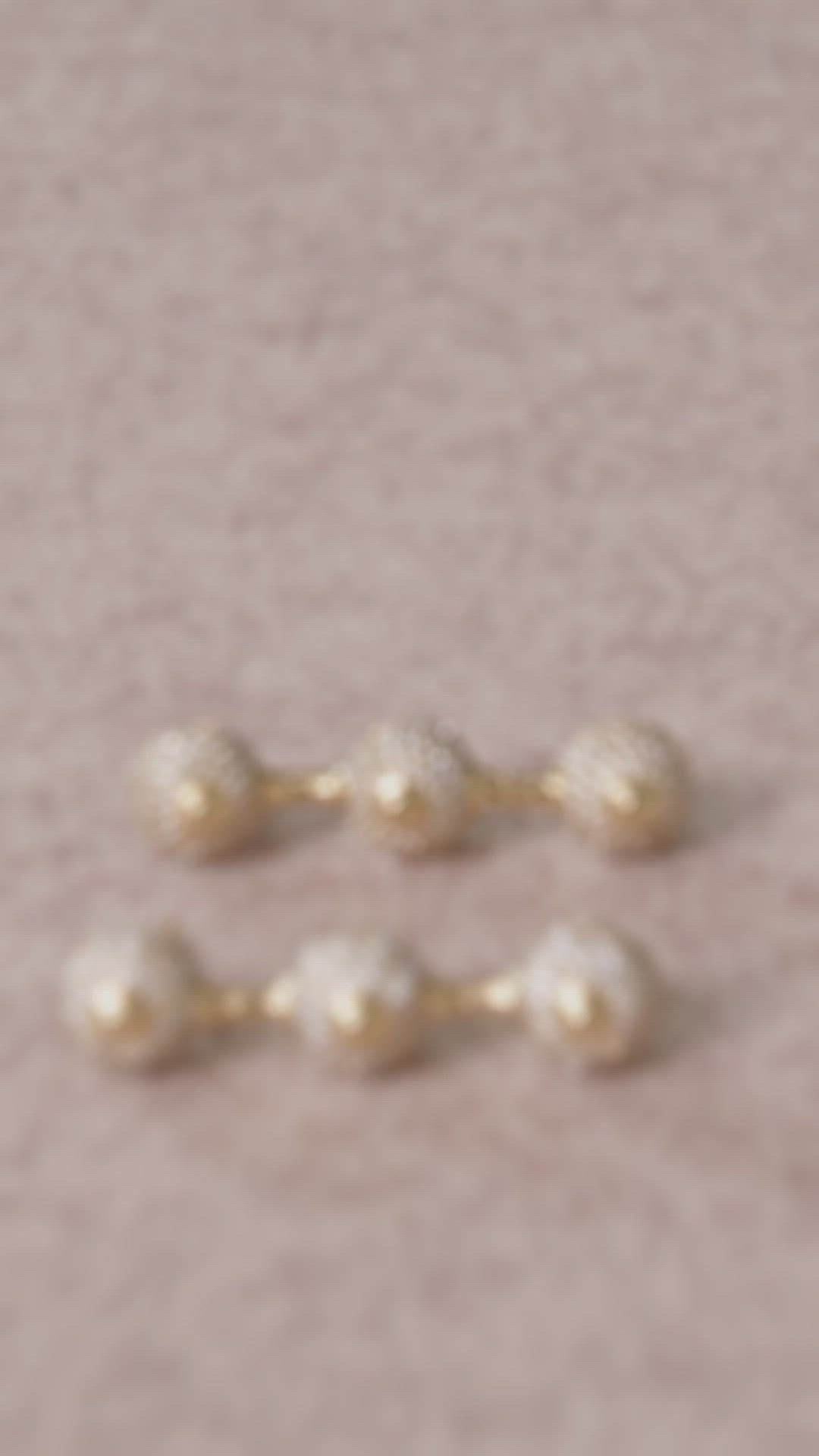Load video: Nemara Pavé Drop Earrings