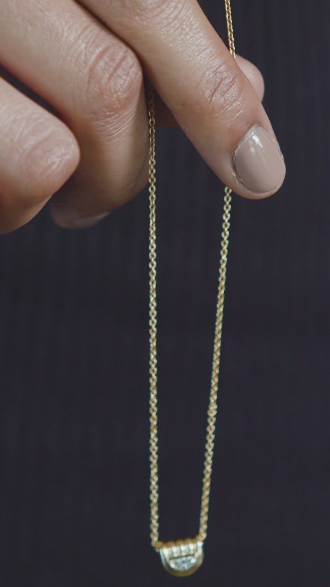 Load video: Marmara Diamond Pendant